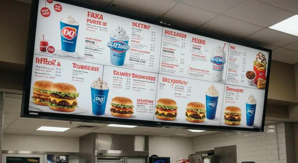 DAIRY QUEEN TEXAS MENU