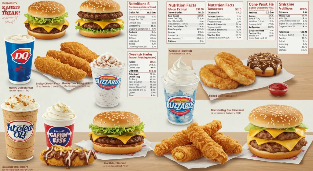 DAIRY QUEEN MENU NUTRITION