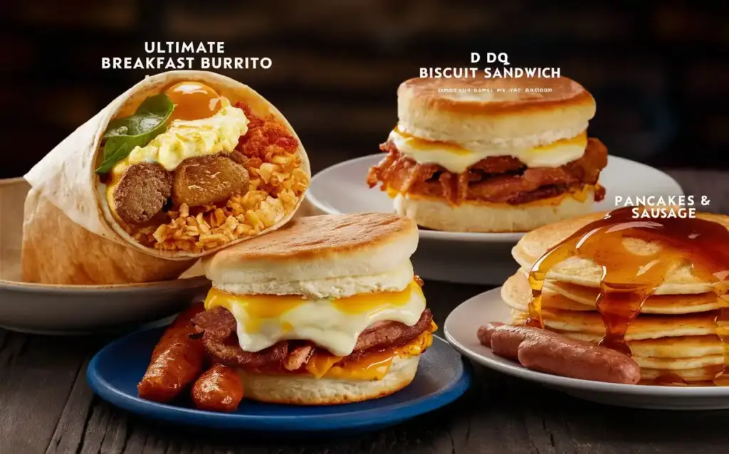 dairy queen menu breakfast