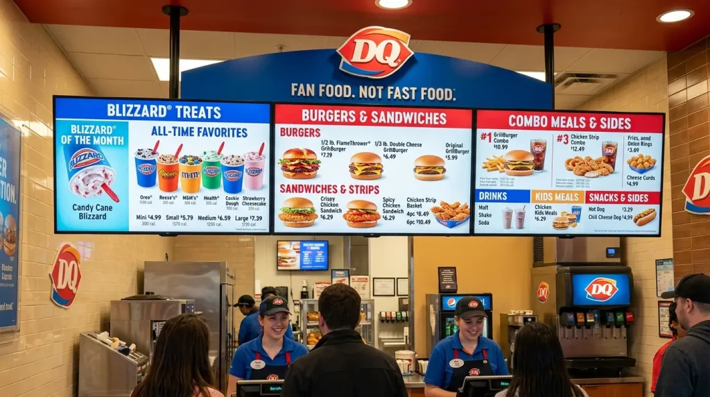 Dairy Queen Menu