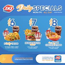 Texas Dairy Queen specials