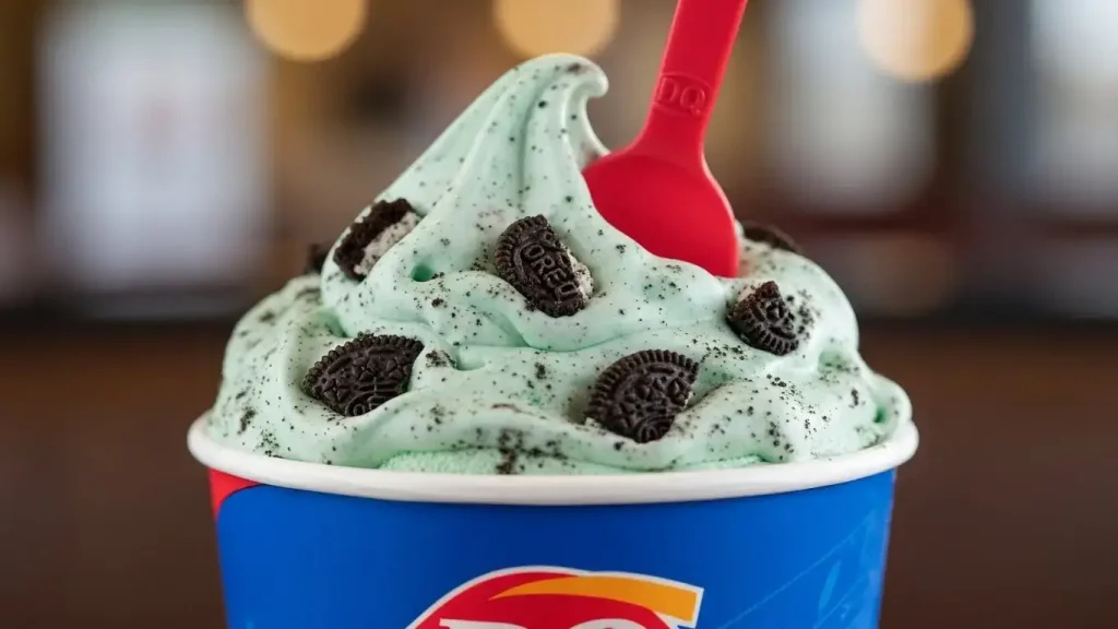 DQ Mint Oreo Blizzard