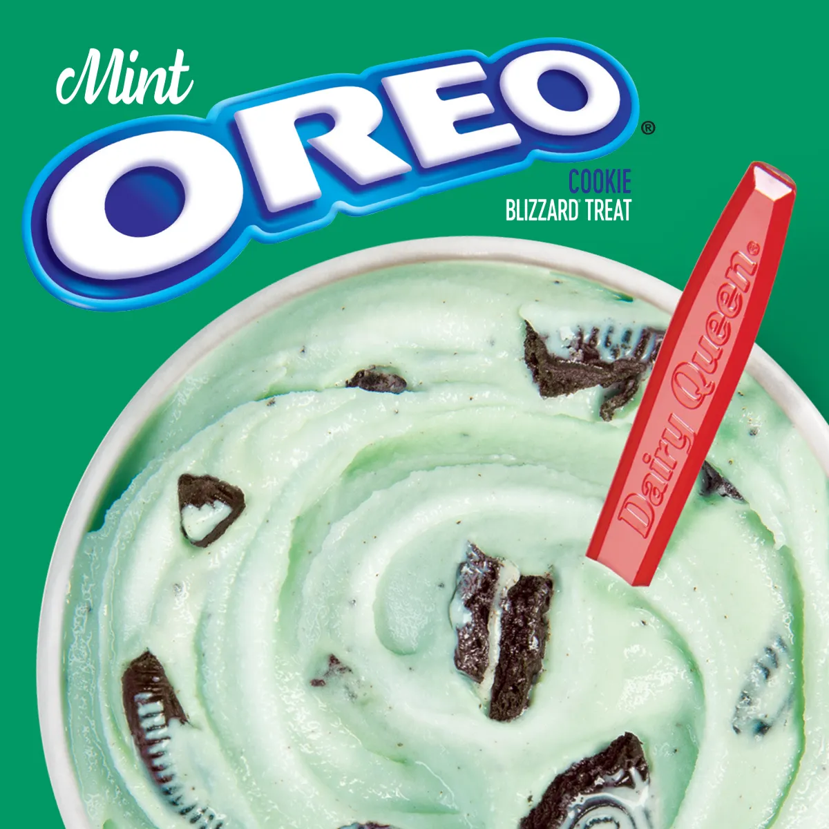 DQ Mint Oreo Blizzard