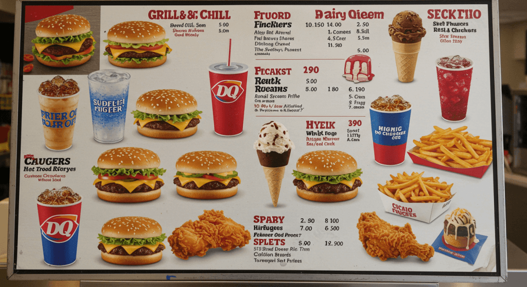 Dairy Queen Grill and Chill Fayetteville Menu
