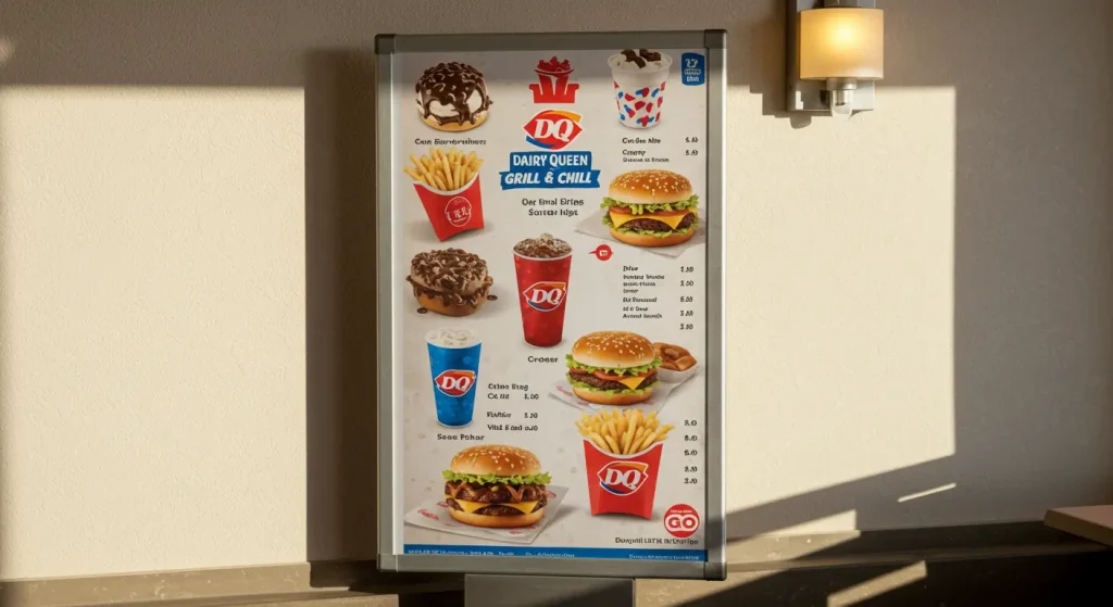 DAIRY QUEEN MENU NUTRITION