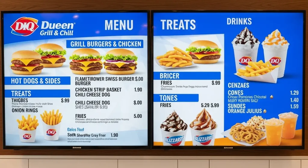Dairy Queen Grill and Chill Westerville Menu
