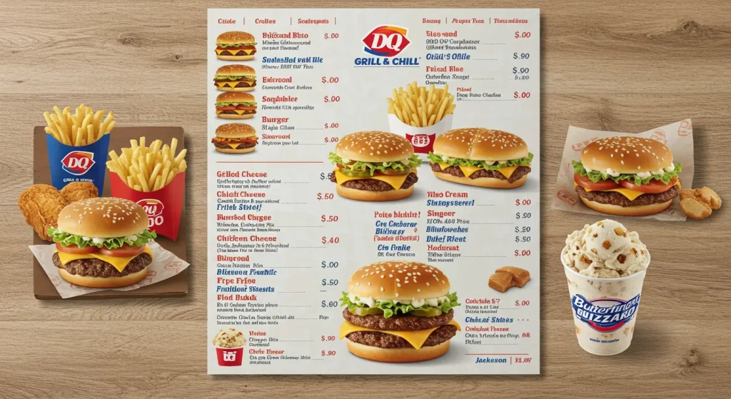 Dairy Queen Grill and Chill Jackson Menu