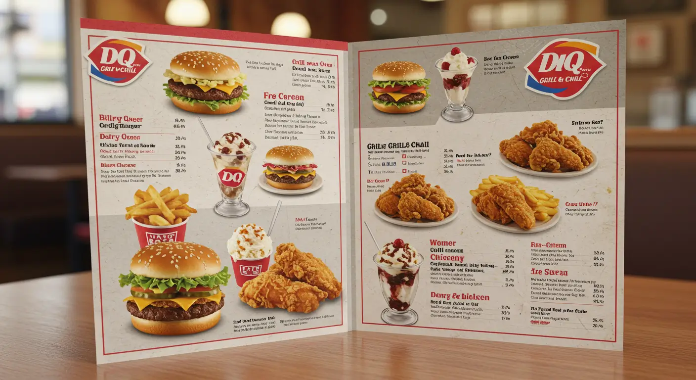 Dairy Queen Grill and Chill Danville Menu