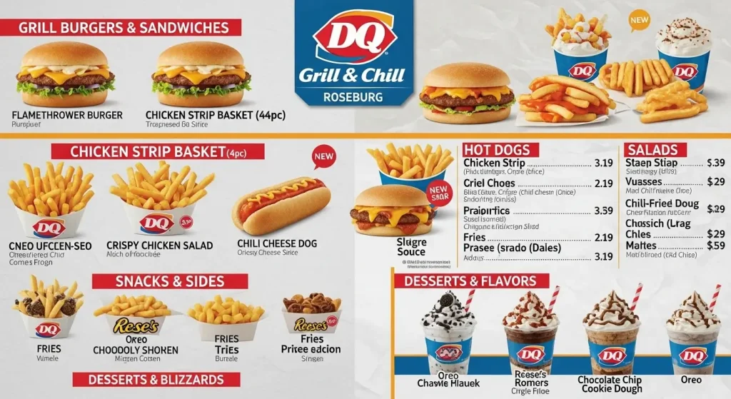 DQ Grill & Chill Roseburg Menu