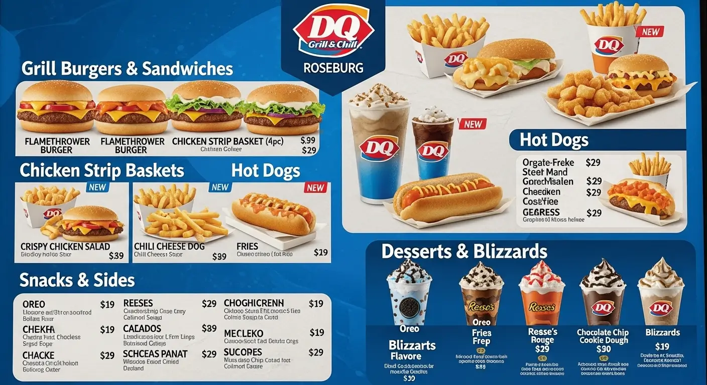 DQ Grill & Chill Roseburg Menu
