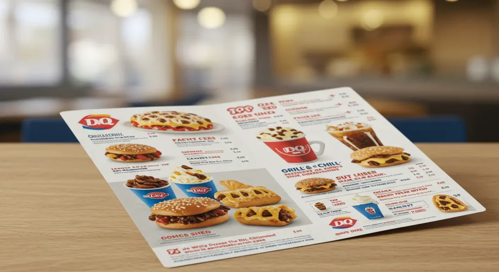 Dairy Queen Grill and Chill Columbus Menu 
