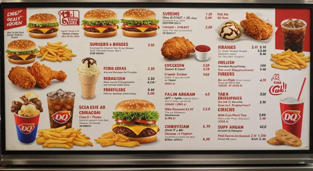 DQ Grill and Chill Burien Menu