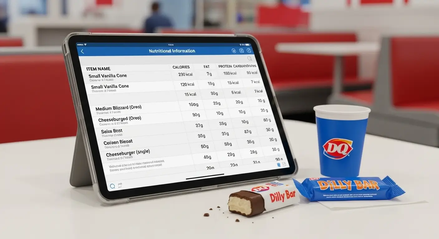 Dairy Queen nutrition value