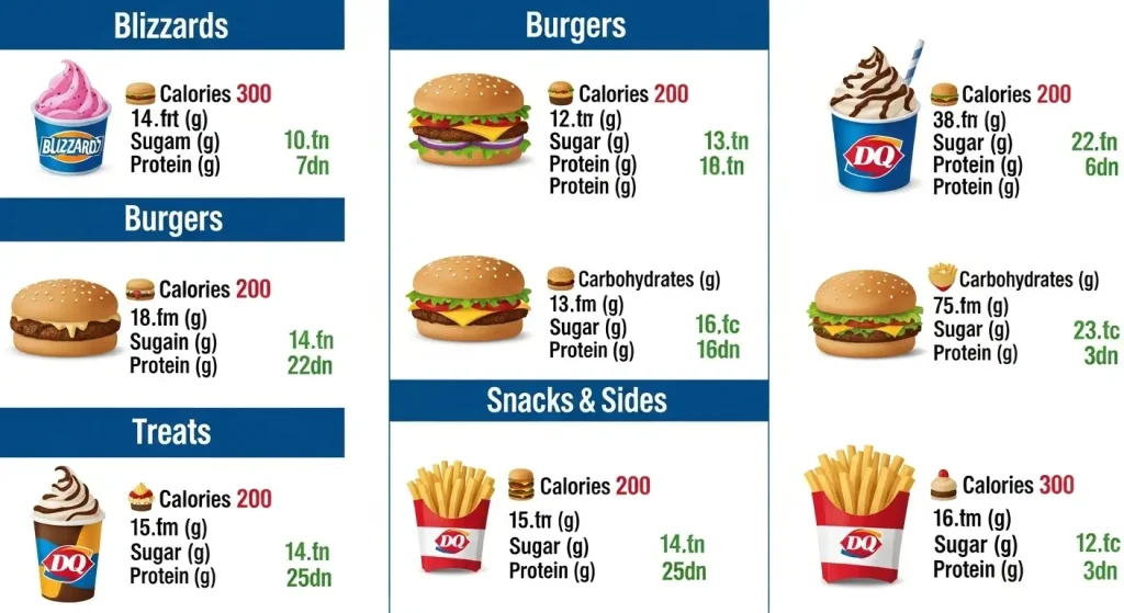 Dairy Queen nutrition value